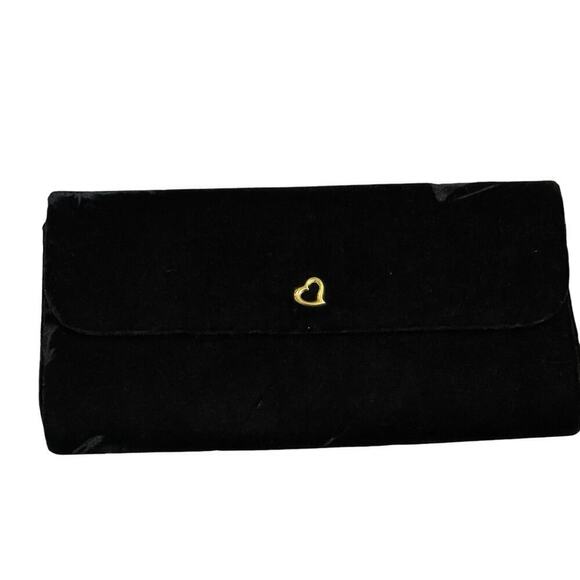 Vintage Victoria’s Secret black velvet clutch - Picture 1 of 6